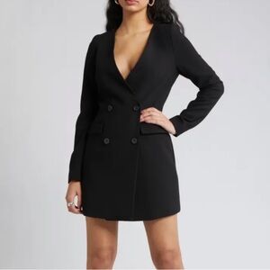 Nordstrom blazer button dress